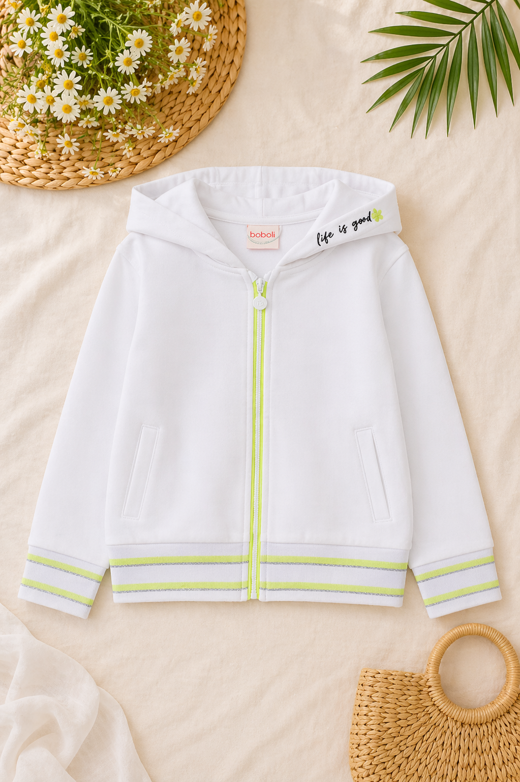 Chaqueta felpa de niña