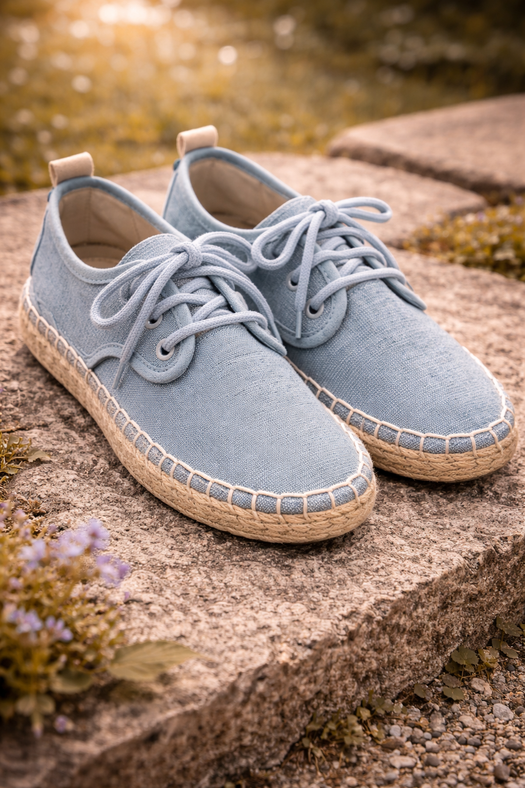 Alpargata Con Cordon Color Vaquero