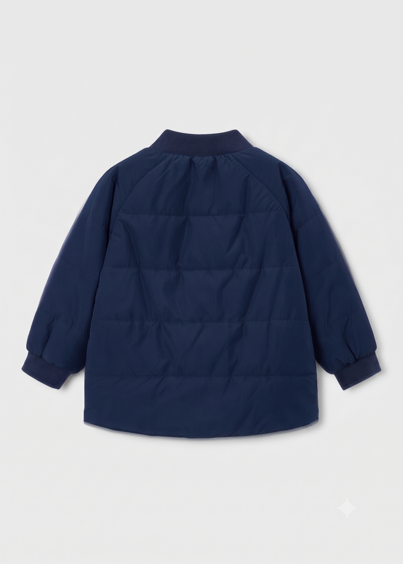 Cazadora bomber acolchada azul marino niño.