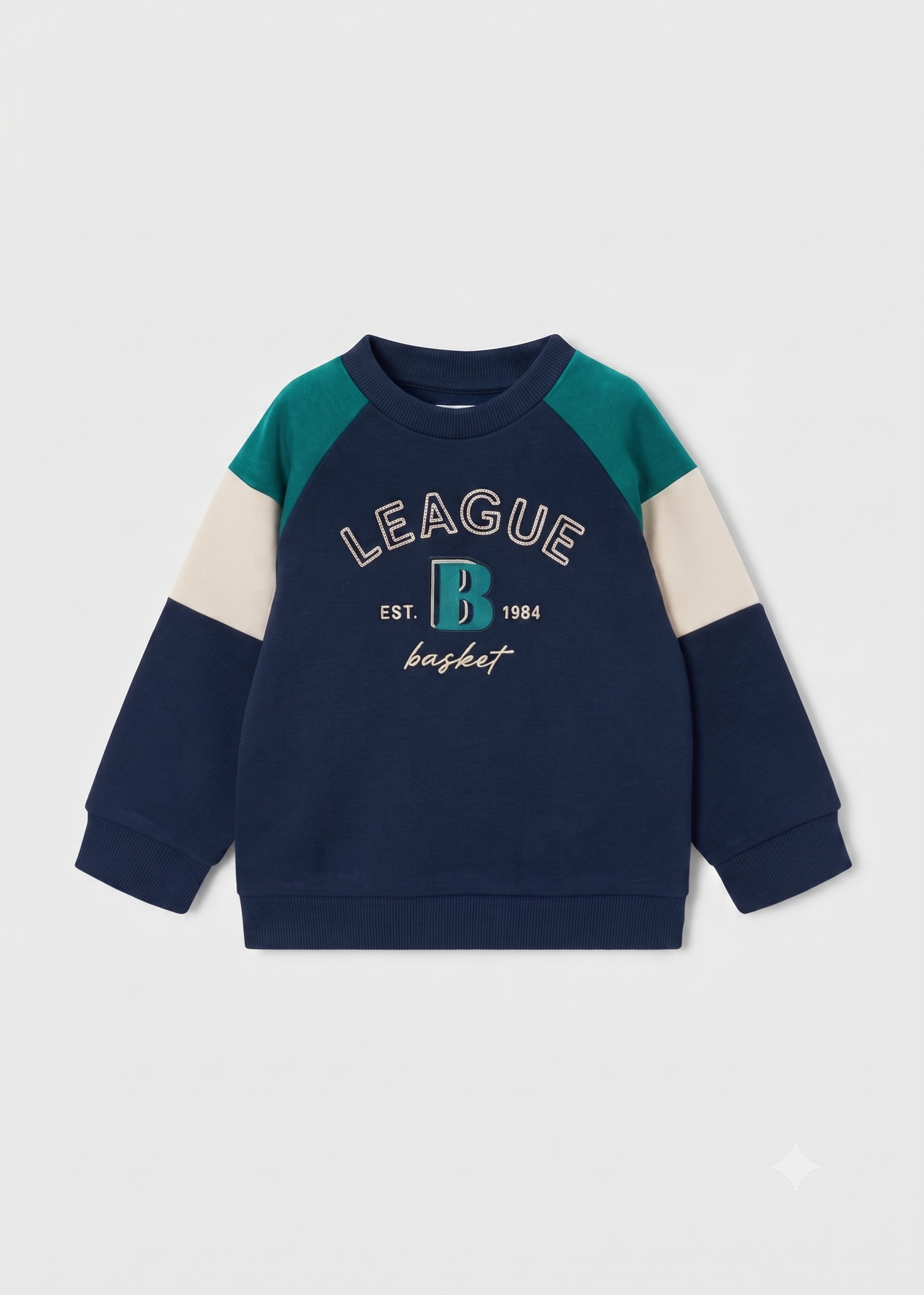 Sudadera color block 