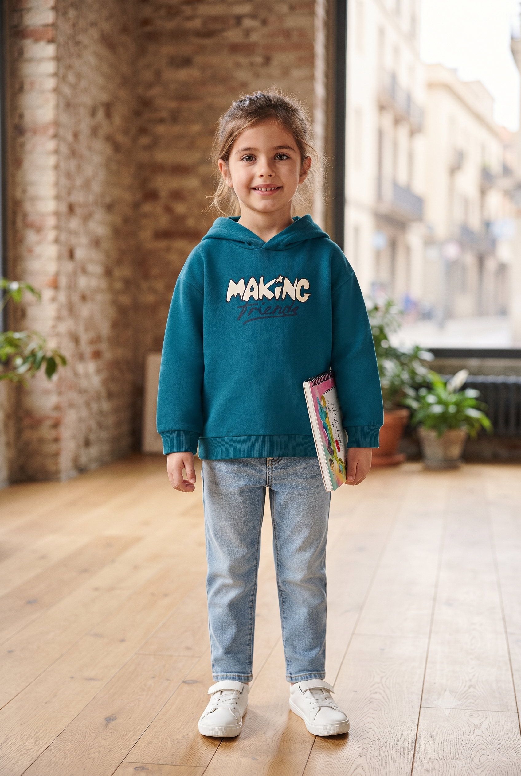 Sudadera con capucha. Unisex.