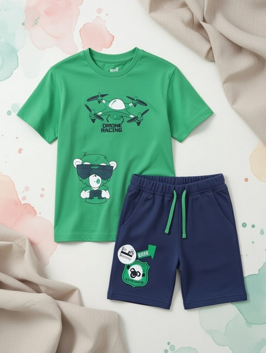 Conjunto De Niño De Manga Corta