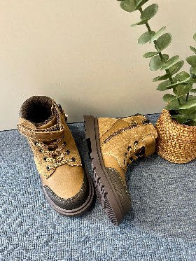 Botin Bota Niño Montaña Forro Pelo