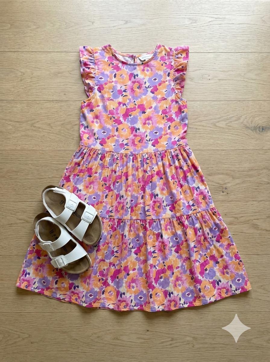 Vestido Sin Mangas Estampado