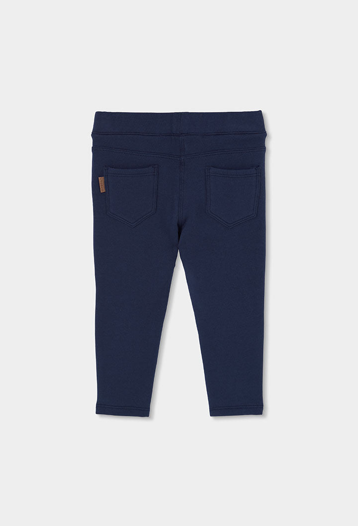 Pantalón felpa perchada de niña