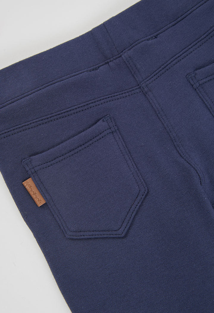 Pantalón felpa perchada de niña