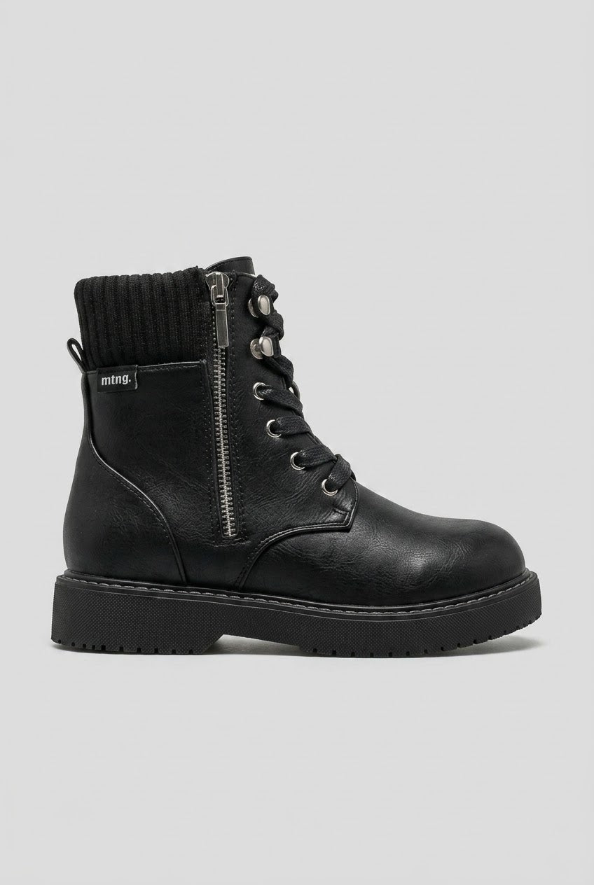 Bota motera cremallera