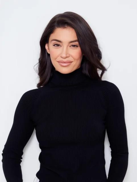 Jersey básico cuello alto