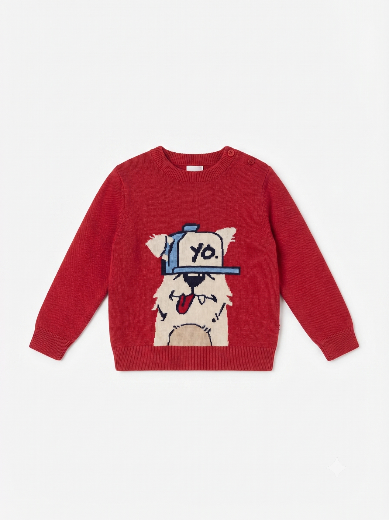 Jersey punto estampado, niño.