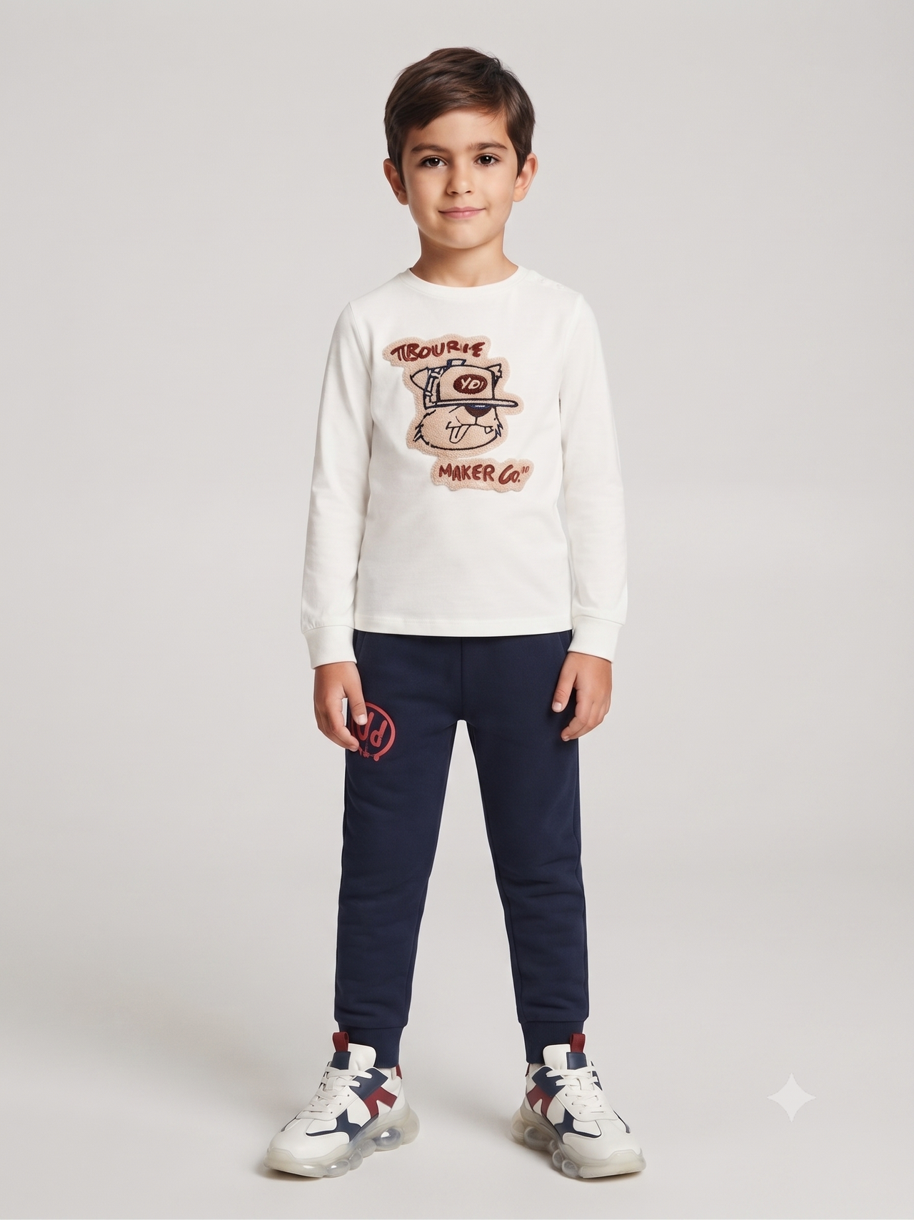 Camiseta manga larga estampado, niño.