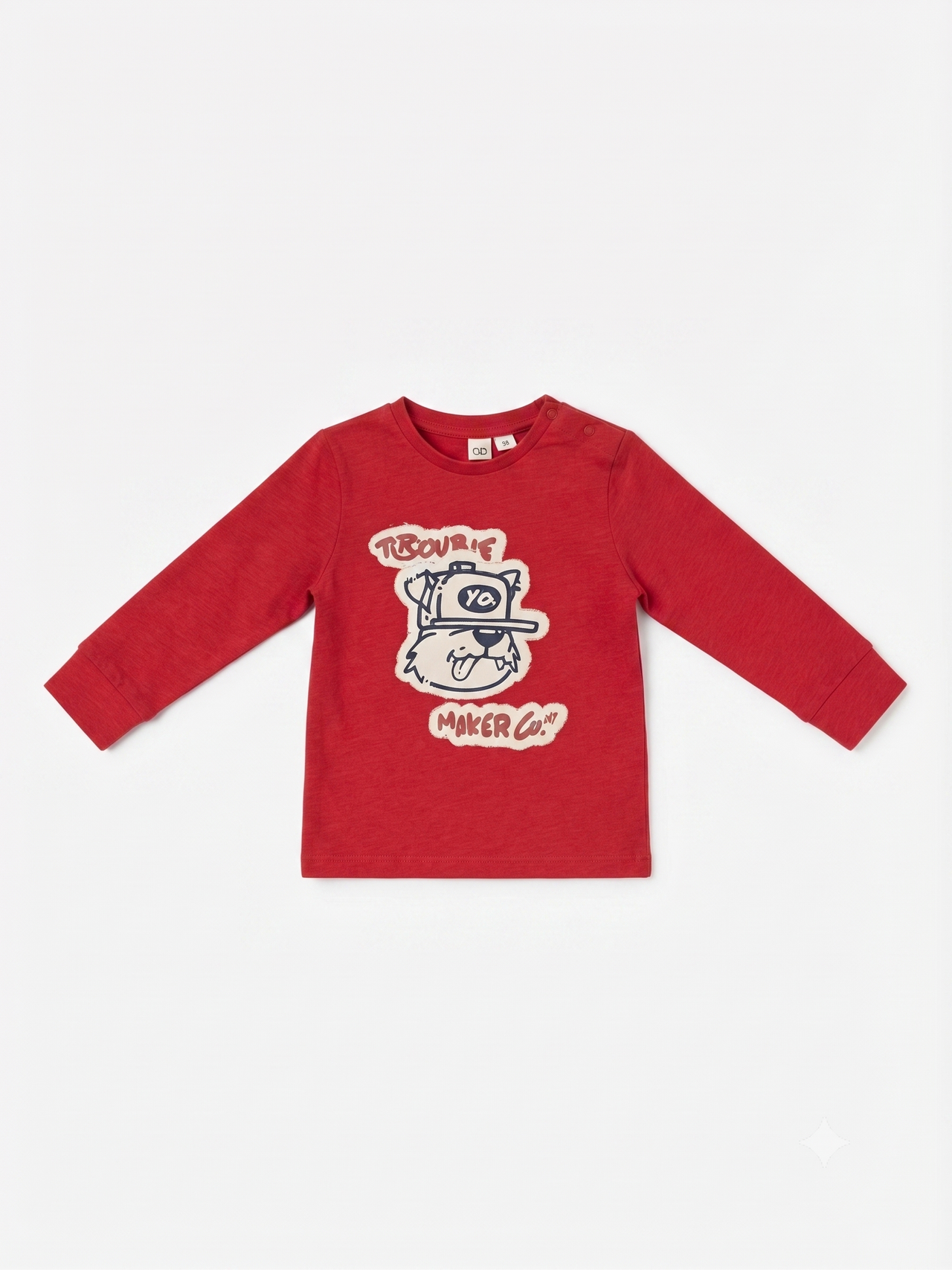 Camiseta manga larga estampado, niño.