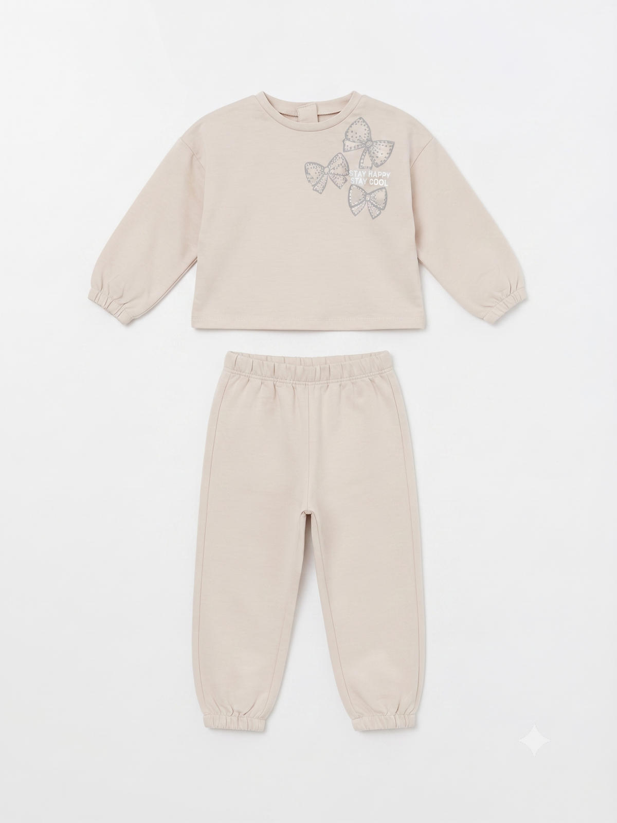 Conjunto deportivo dos piezas: Susadera y pantalón, niña.