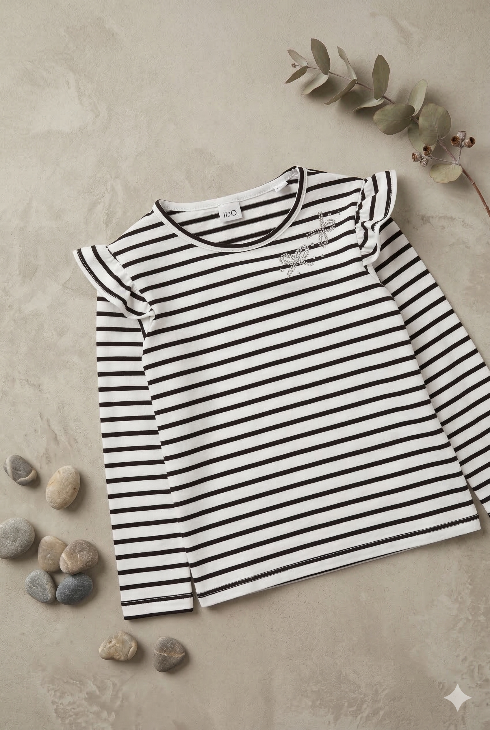 Camiseta Manga Larga volante