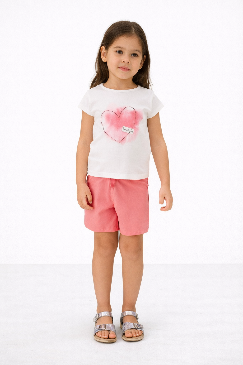 Conjunto Mangas Cortas corazón