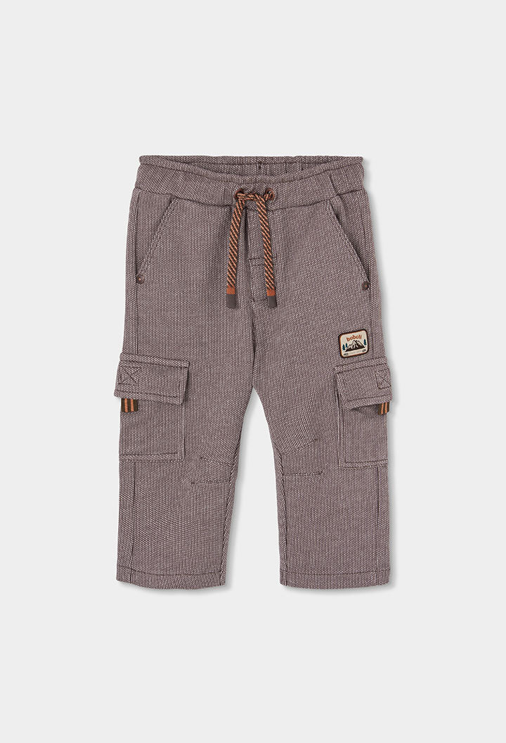 Pantalón de tejido fantasía de niño