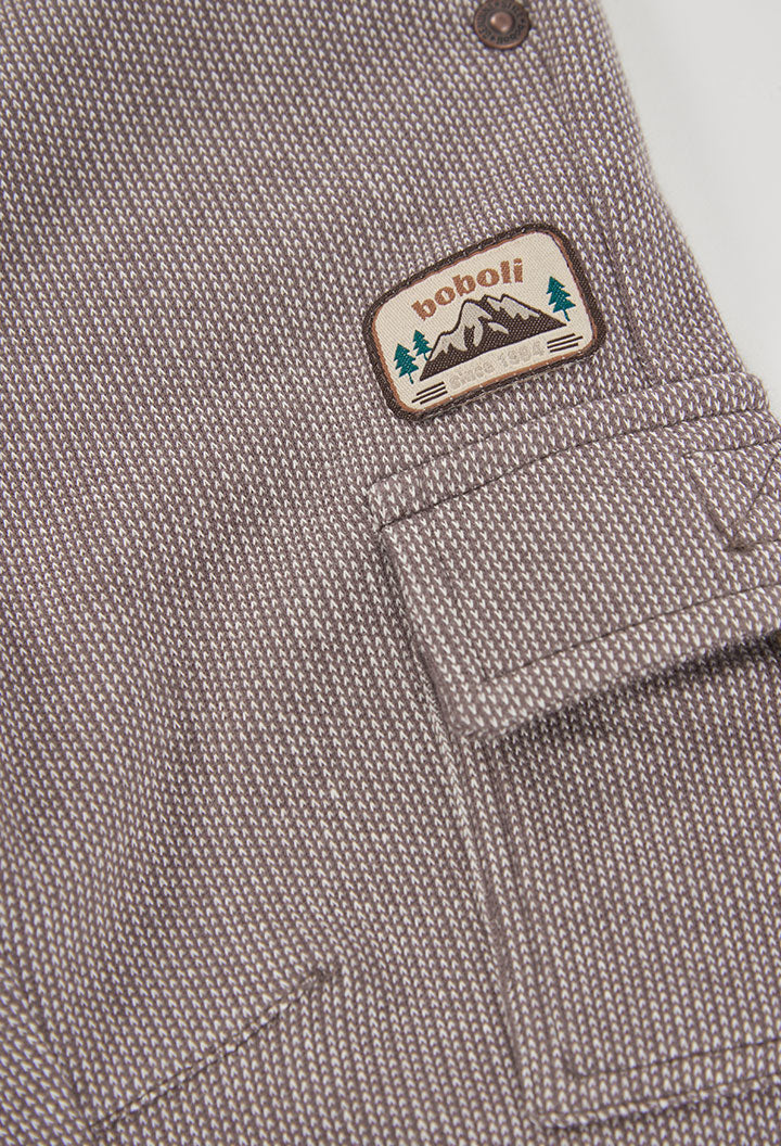 Pantalón de tejido fantasía de niño