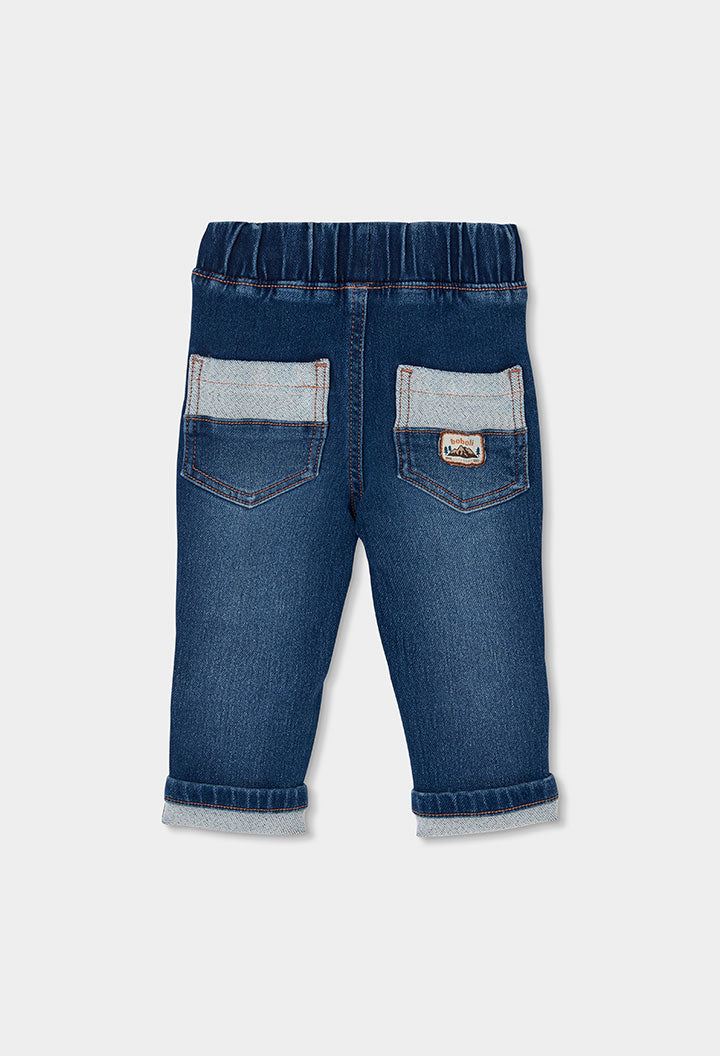 Pantalón denim punto de niño
