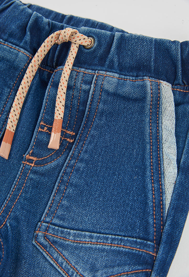 Pantalón denim punto de niño