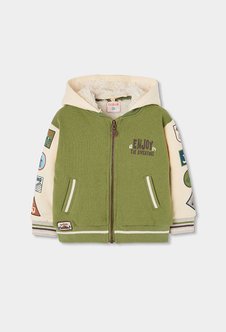 Chaqueta felpa de niño