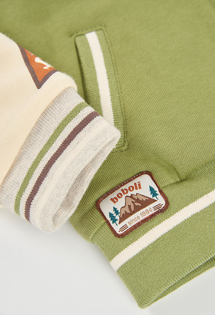 Chaqueta felpa de niño