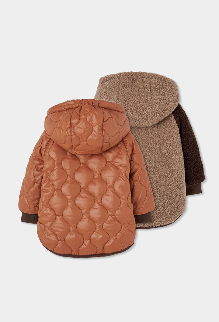 Parka reversible tejido técnico de niño