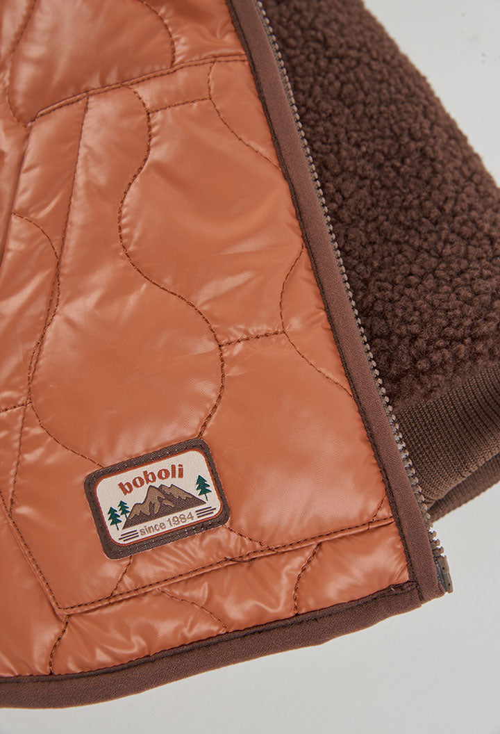Parka reversible tejido técnico de niño