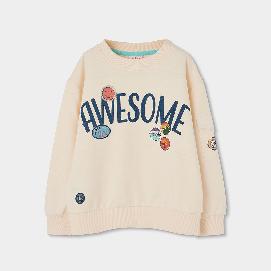 Sudadera felpa flamé de niño