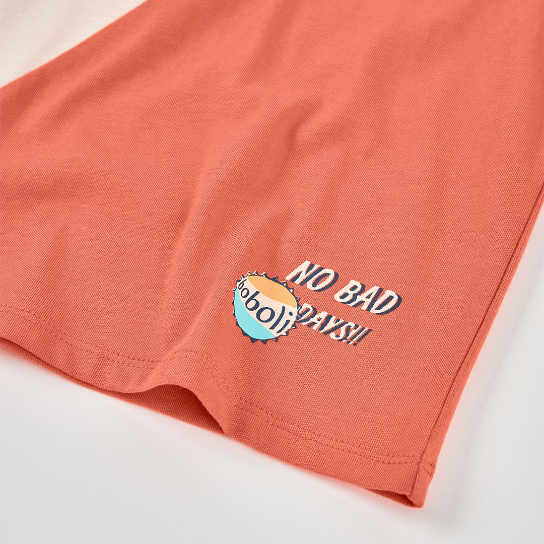 Camiseta punto tricolor de niño