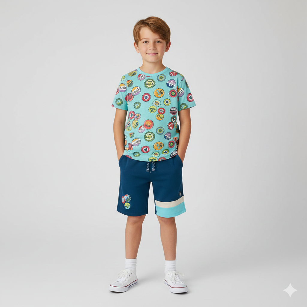 Bermudas punto de niño