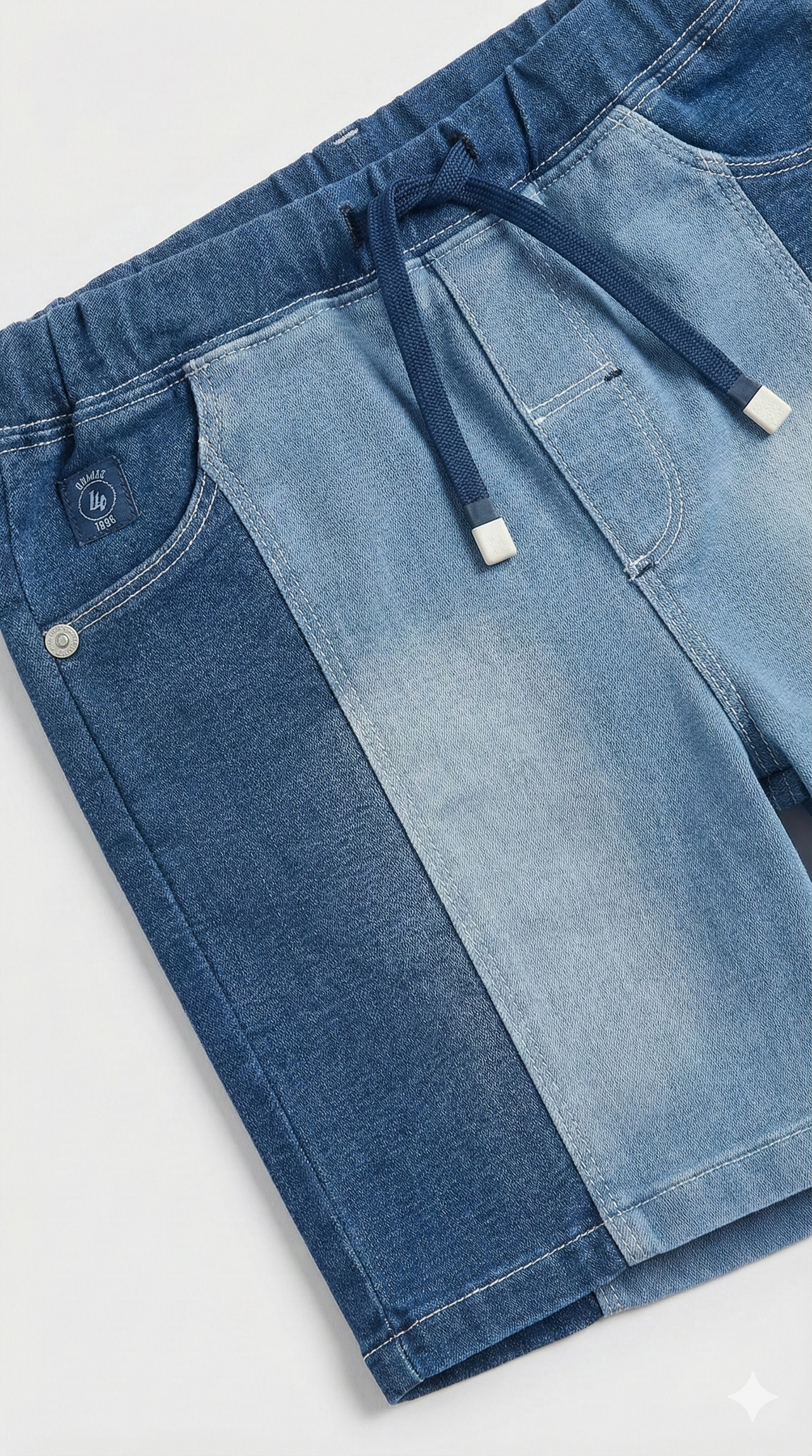 Bermudas denim punto de niño