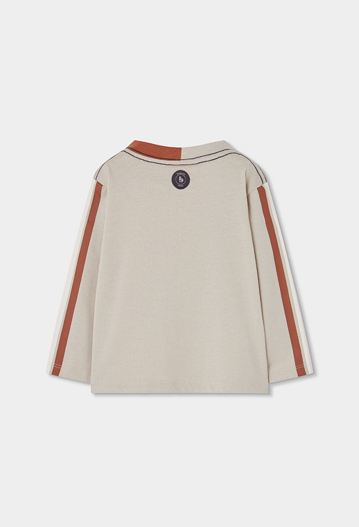 Camiseta estampado frontal temática invernal niño