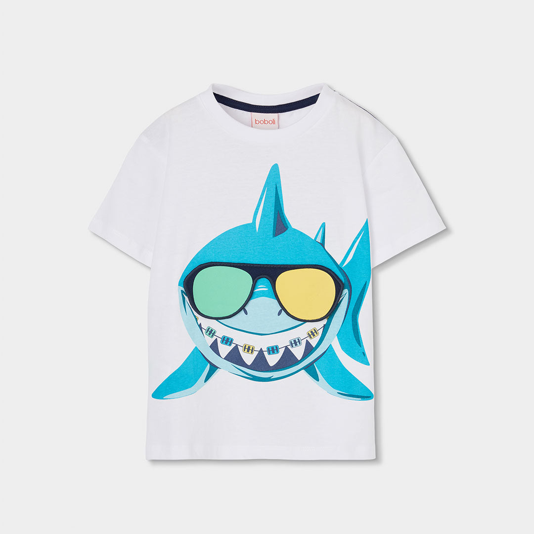 Camiseta manga corta tiburon con brackets