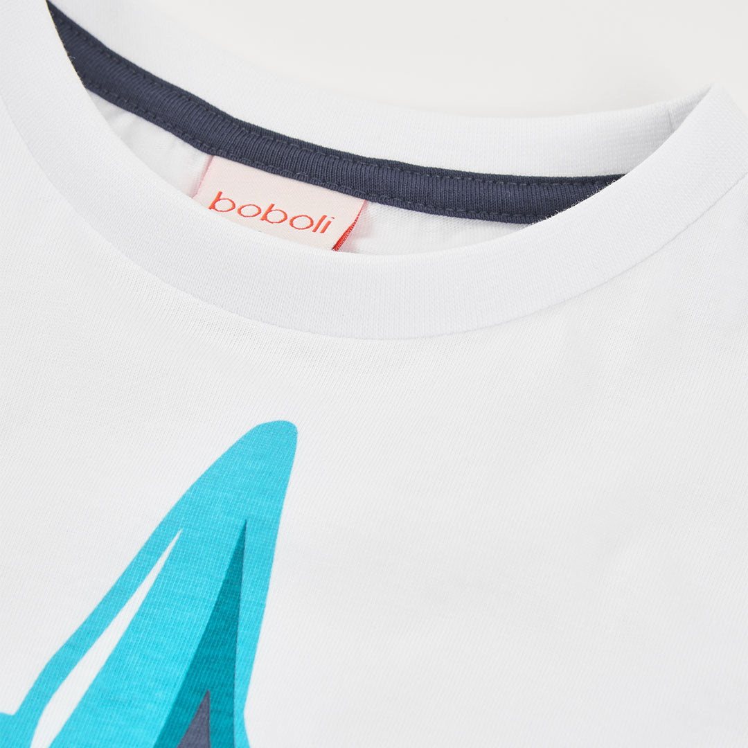 Camiseta manga corta tiburon con brackets