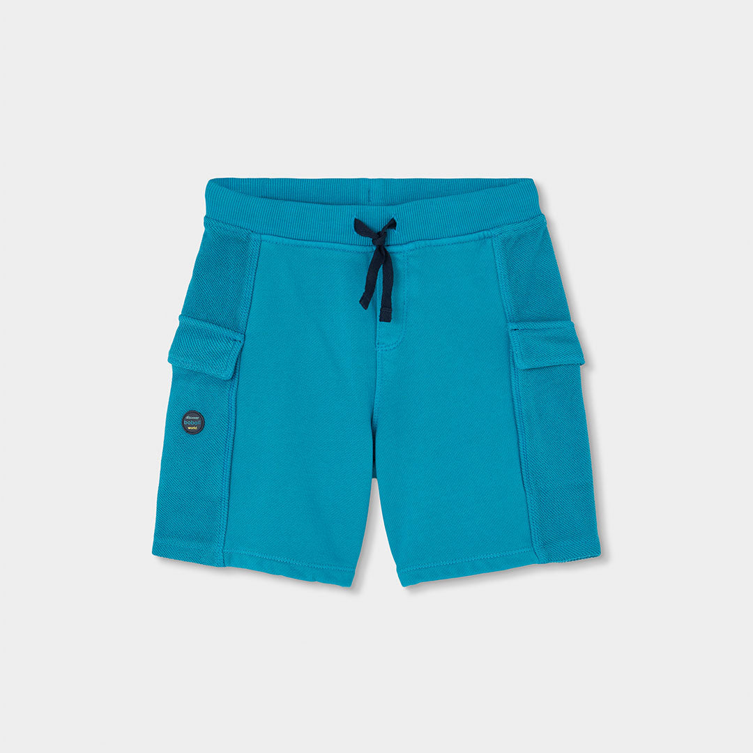 Bermudas cargo azul de niño