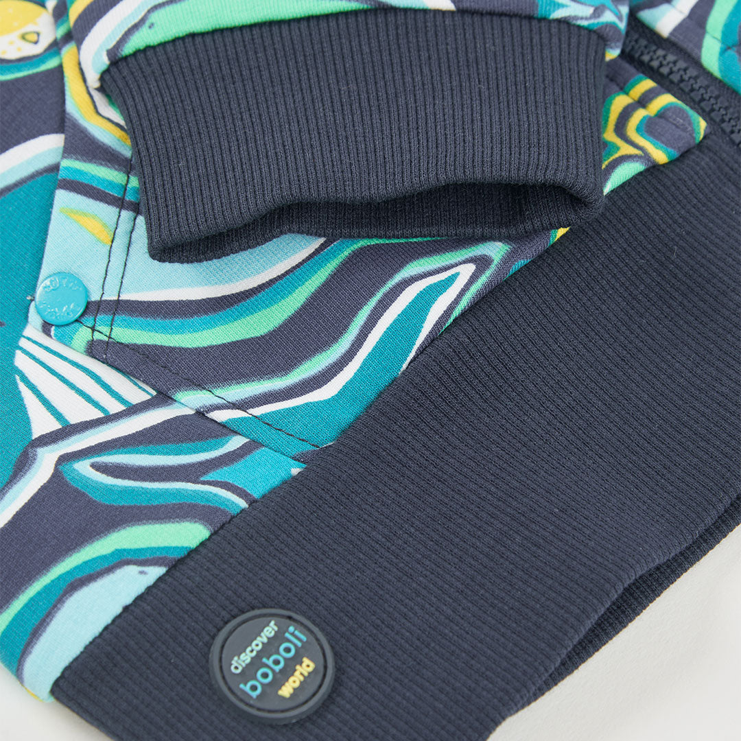 Chaqueta niño estampado de tiburones