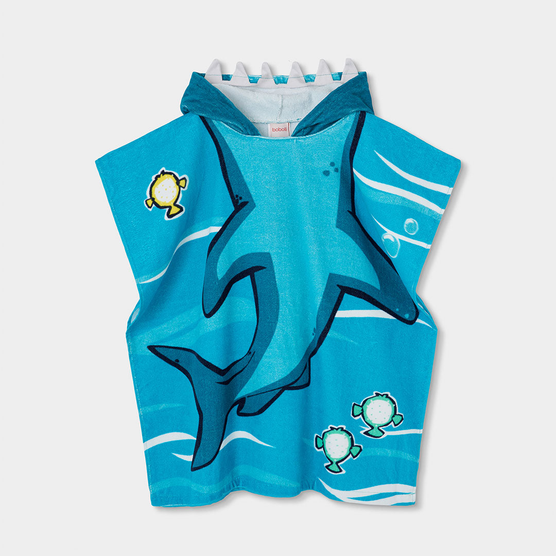 Toalla Tiburón con capucha de niño