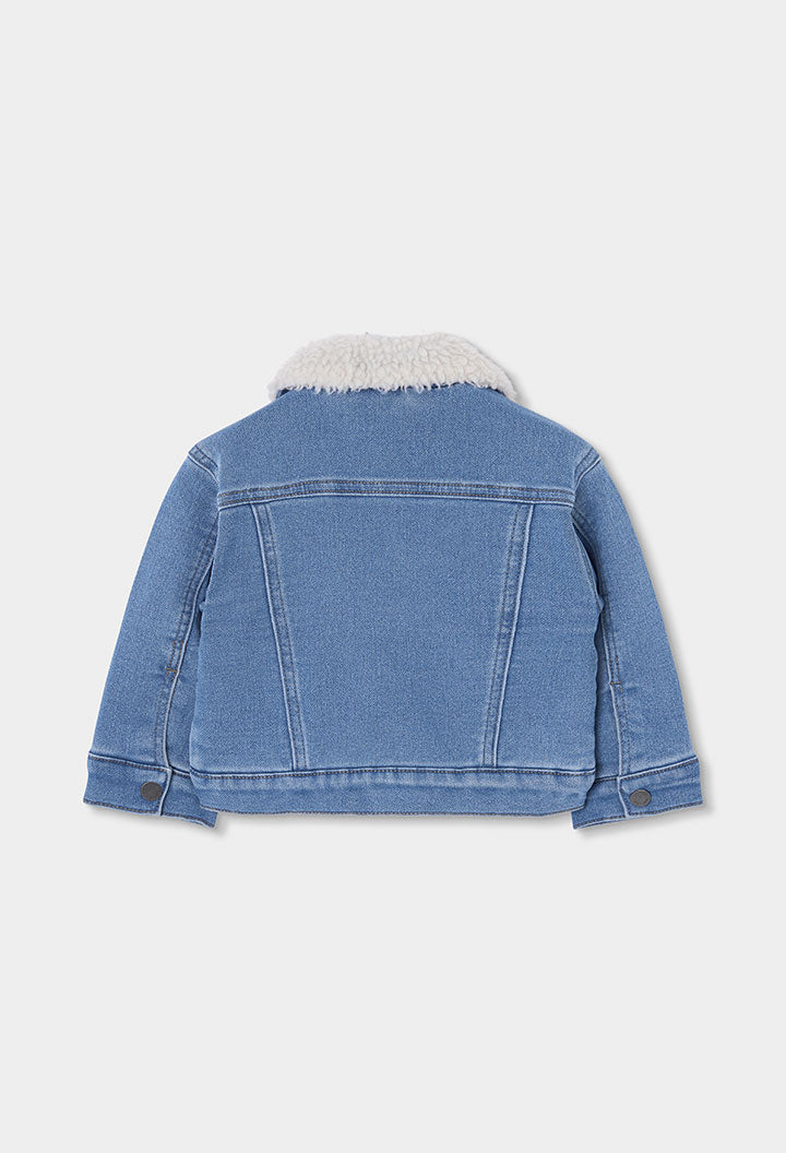 Chaqueta denim punto de niño