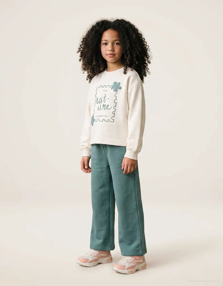 Conjunto deportivo de felpa niña