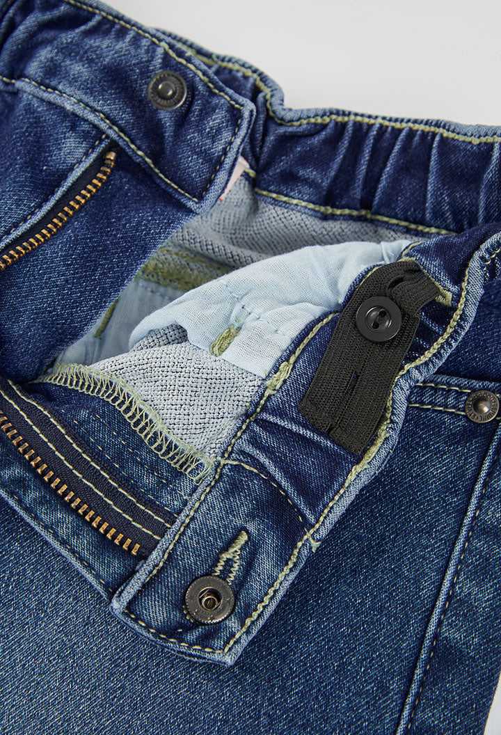 Pantalón denim punto de niño
