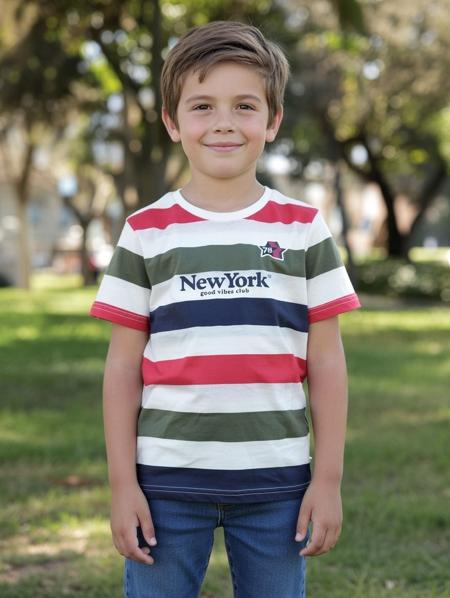 Camiseta Manga Corta New York
