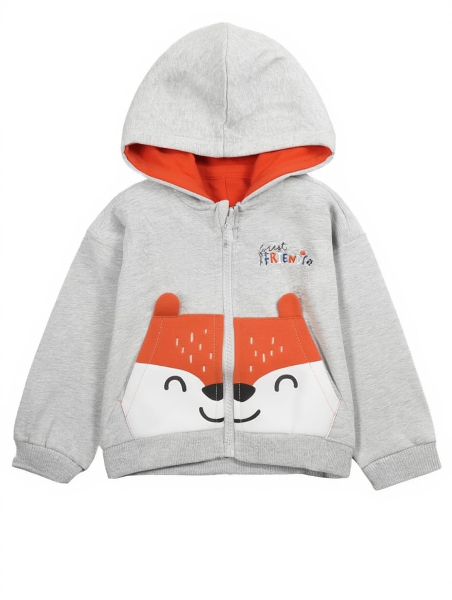 Chaqueta Con Capucha Algodon