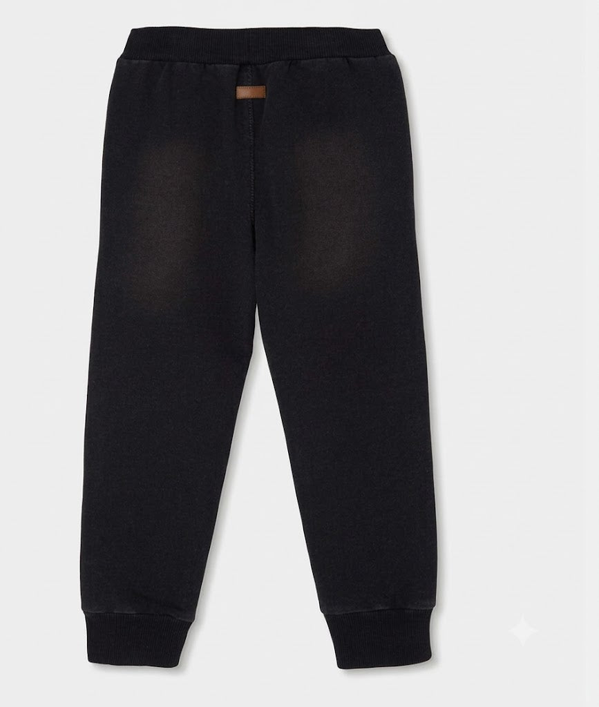 Pantalón felpa denim de niño