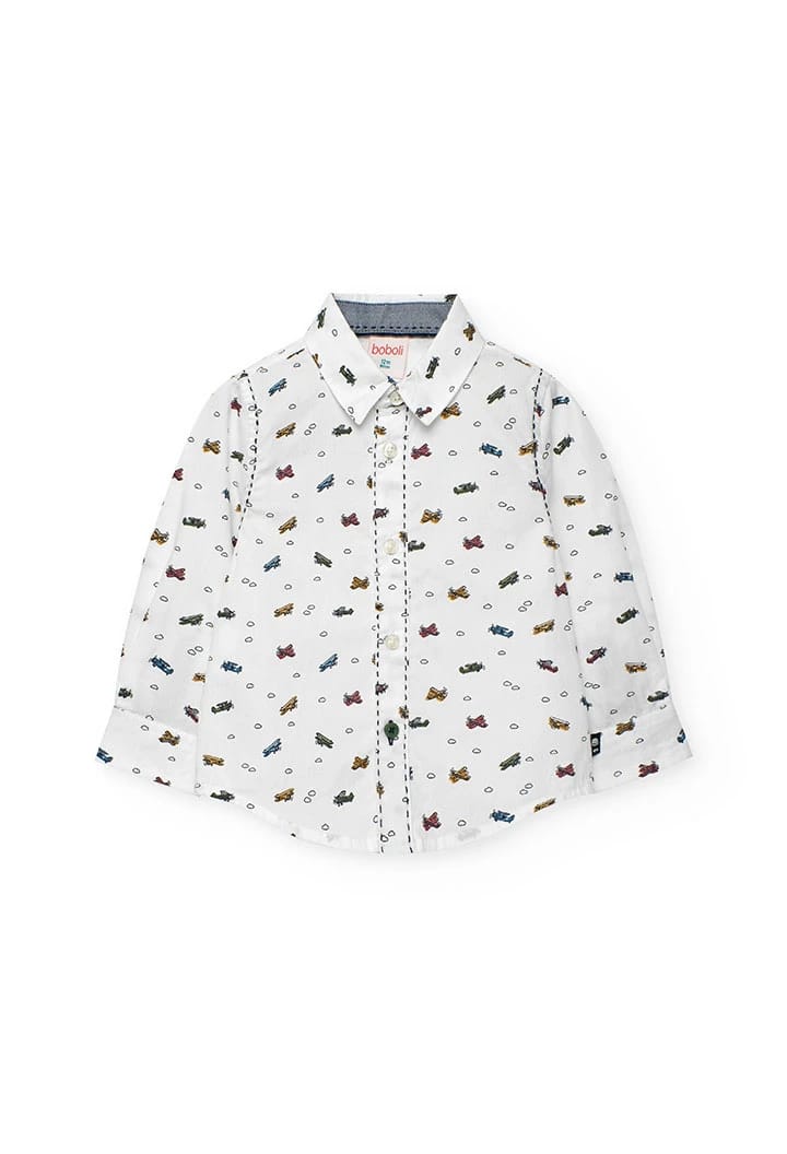 Camisa Popelín Estampada