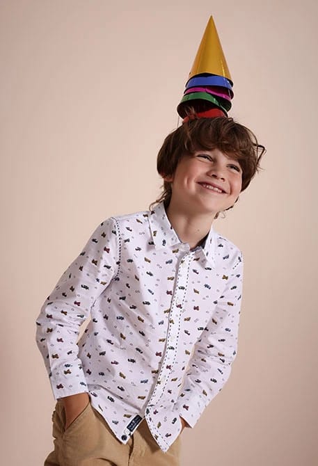 Camisa Popelín Estampada