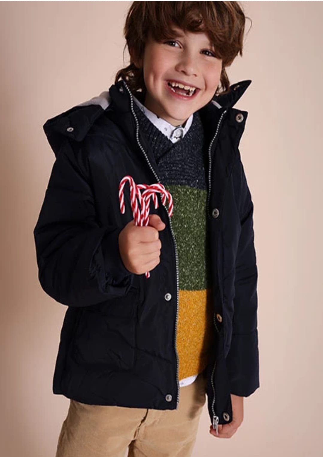 Parka Tejido Técnico De Niño