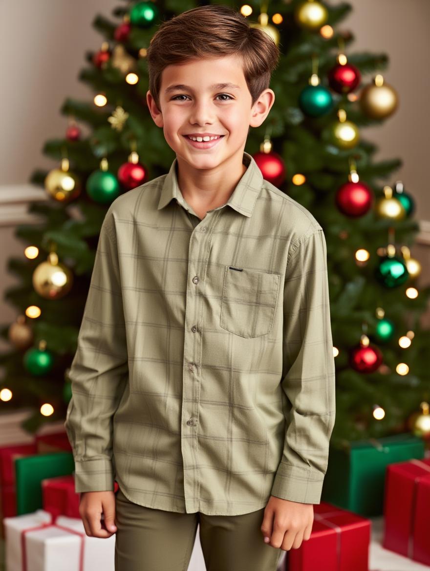 Sobrecamisa Niño Manga Larga Pana