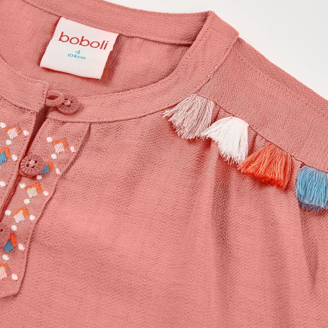 Camisa niña de tejido