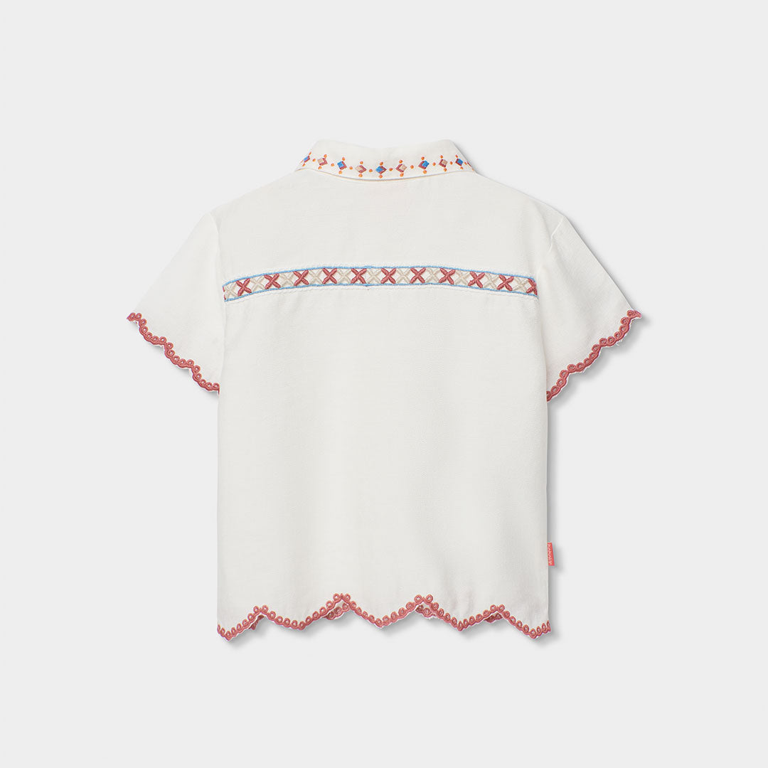Camisa niña de tejido