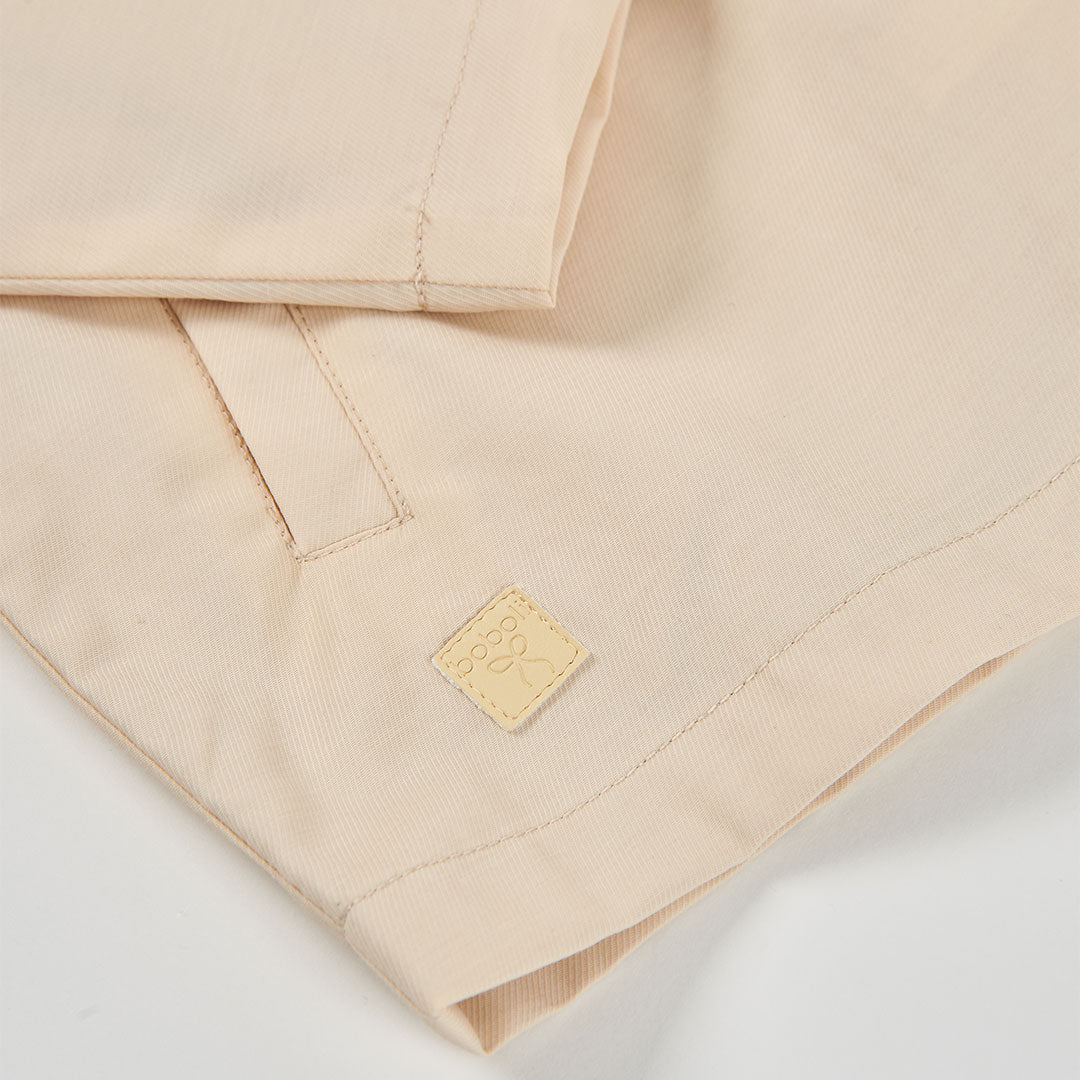 Gabardina niña beige tejido técnico