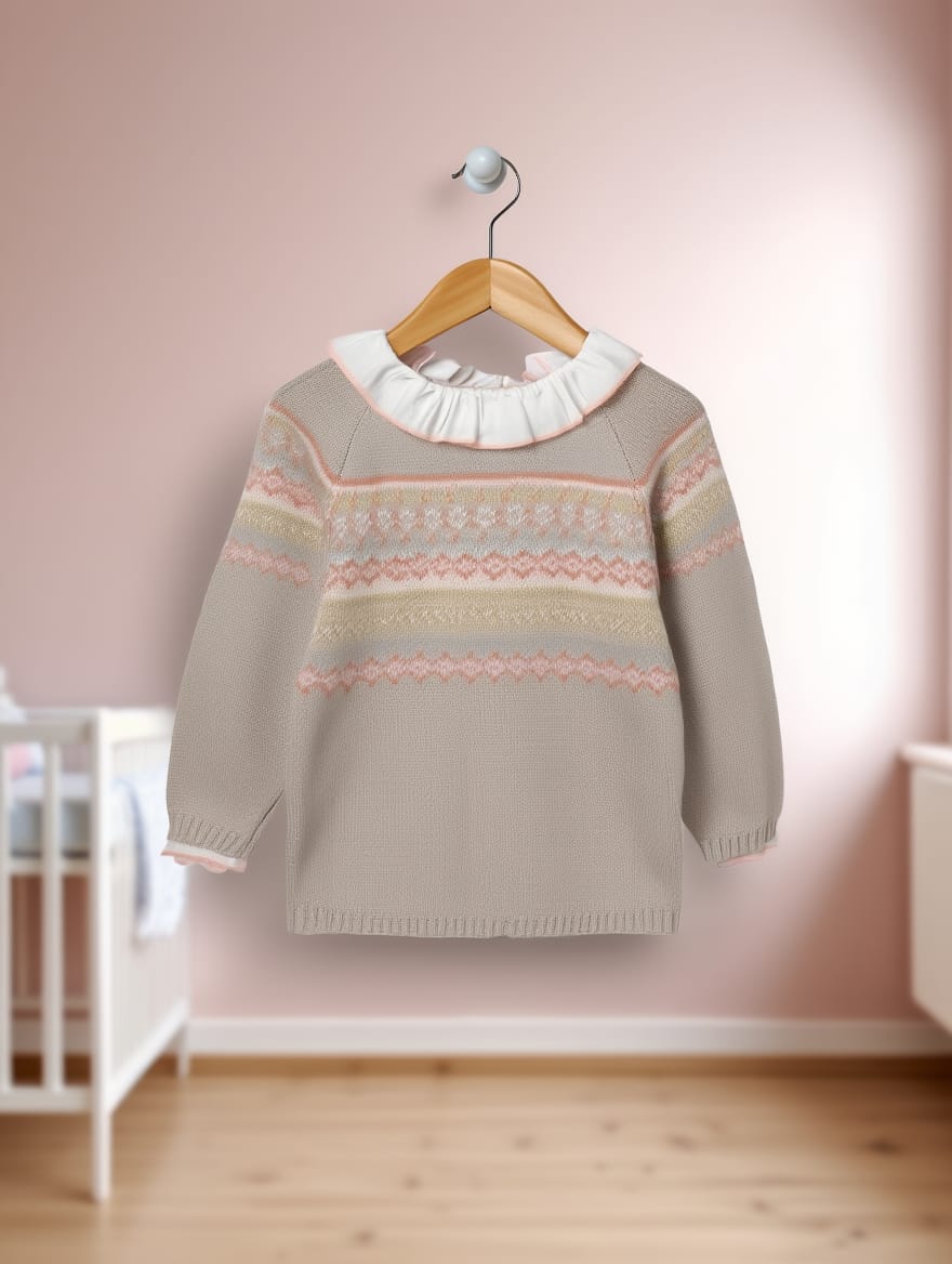 Vestido Tricotosa De Bebé Niña